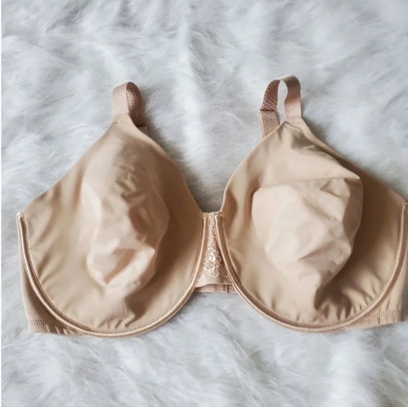 Vanity Fair Full Figure Beauty Back Smoothing Minimizer Bra Size 44 DDD Nude - Picture 3 of 5